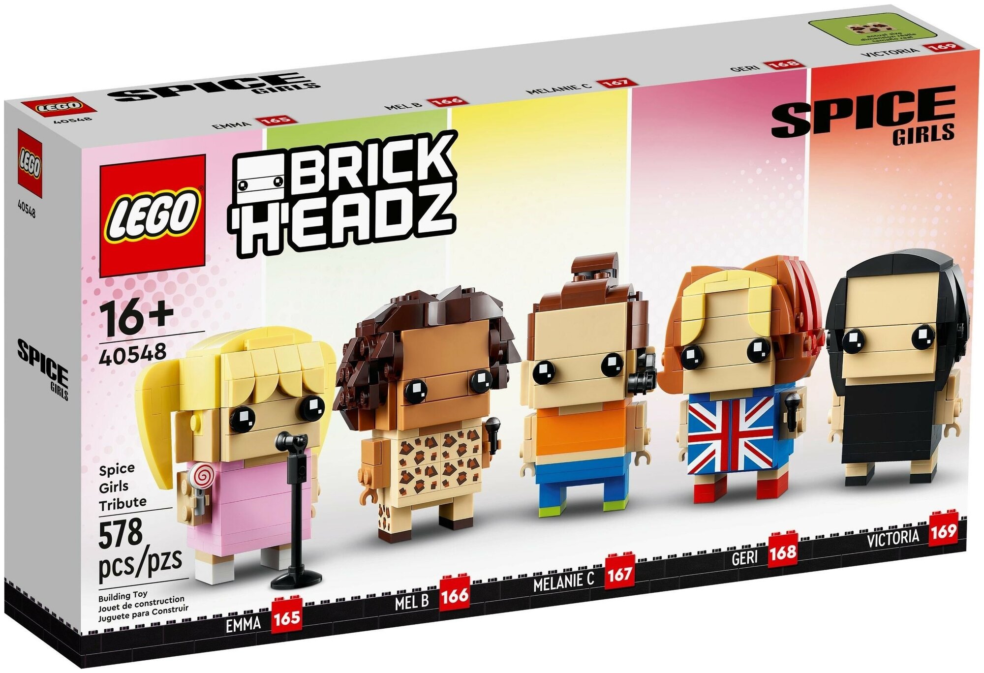 Конструктор LEGO LEGO BrickHeadz 40548 Сувенирный набор Spice Girls