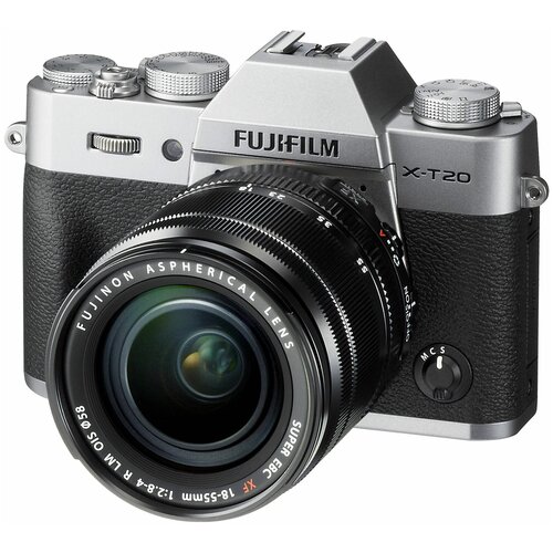 Фотоаппарат Fujifilm X-T20 Kit XF 18-55mm 128-4 R LM OIS серебристый 8999000₽