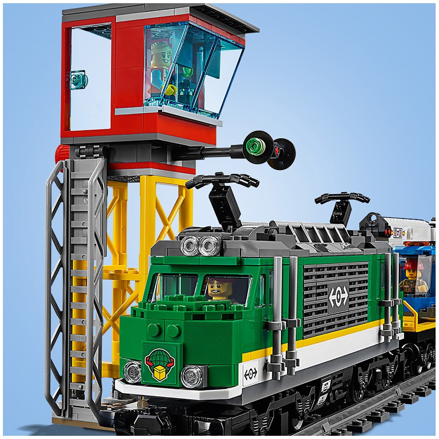 Конструктор LEGO City Trains 60198 Товарный поезд