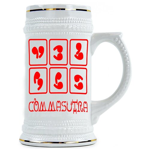 фото Пивная кружка commasutra , коммасутра drabs