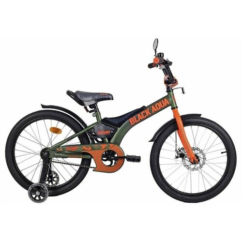 Велосипед детский Black Aqua Sharp Disc 20 1s хаки-оранжевый 831000₽