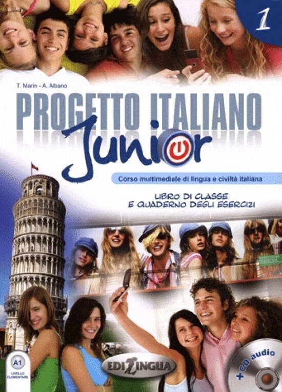 Progetto italiano Junior 1. Libro di classe & Quaderno degli esercizi + DVD Video - фото №1