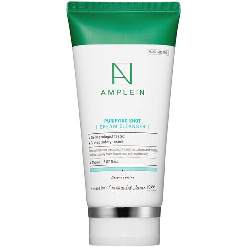 AMPLE:N крем-сливки для снятия макияжа Purifying Shot Cream Cleanser, 150 мл, 979 г