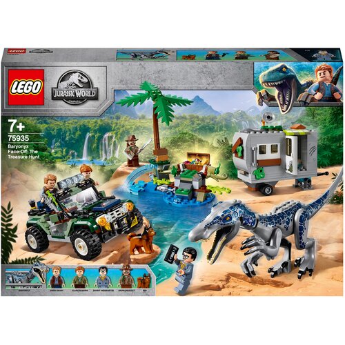Купить Конструктор LEGO LEGO Jurassic World 75935 Поединок с бариониксом: охота за сокровищами