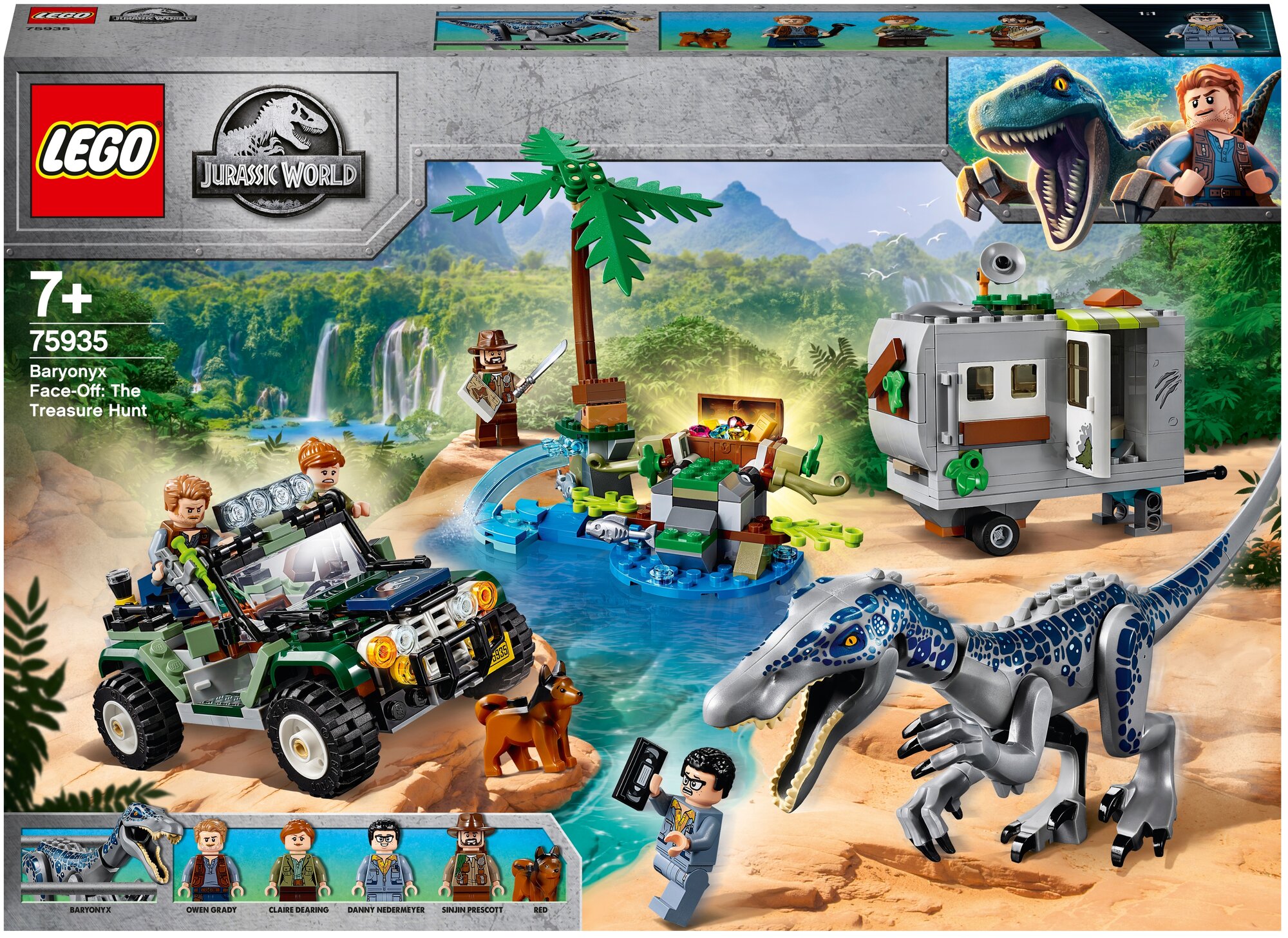 Lego Конструктор LEGO Jurassic World 75935 Барионикс: Охота за сокровищами