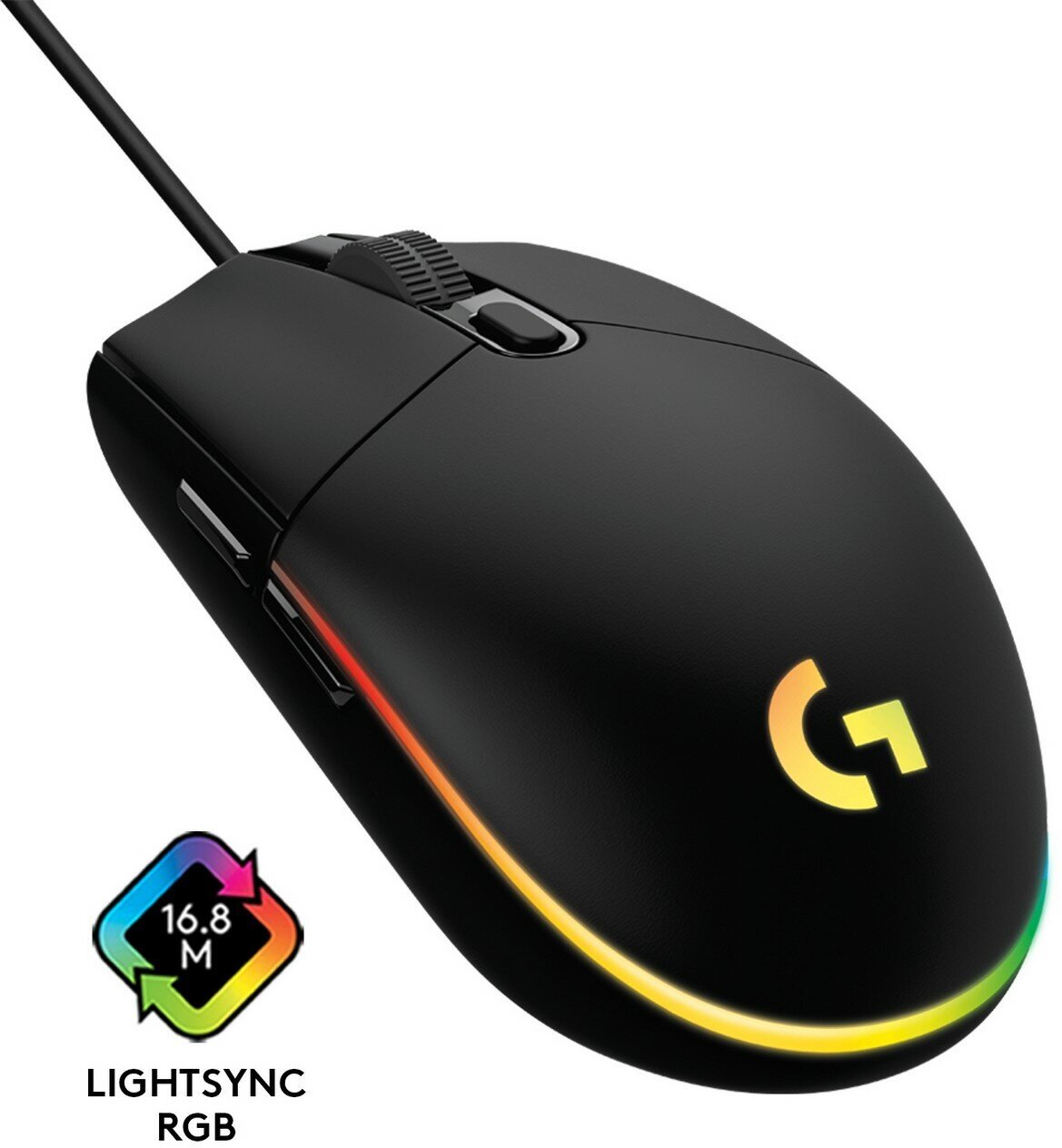 Игровая мышь Logitech G102 LightSync Black (910-005823)