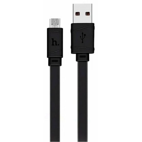 Кабель HOCO X5 Bamboo Micro черный кабель usb micro x57 2 4a 1m hoco черный аксы