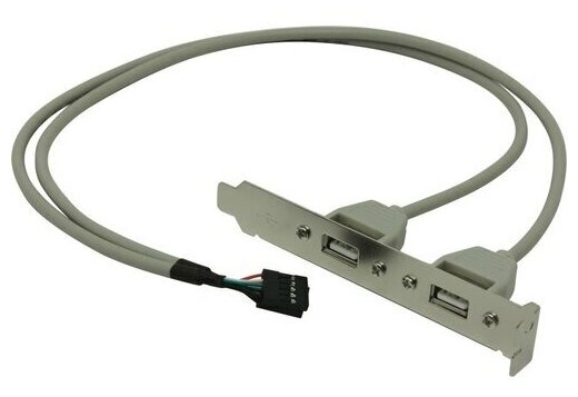 Планка портов USB 2.0 10pin -> 2x A Orient C086