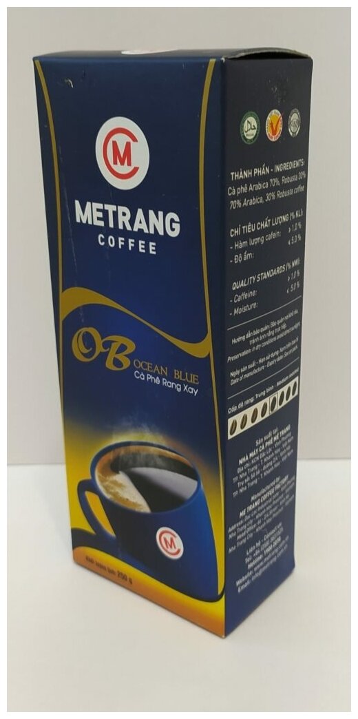Вьетнамский Молотый кофе “Голубой океан” (ME TRANG) 250 г - фотография № 10