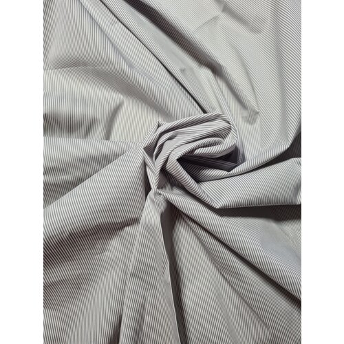 Ткань сорочечная с мелкими полосками Ширина 144 см, длина 147см
