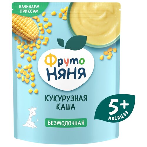 Каша ФрутоНяня безмолочная кукурузная, с 5 месяцев каша nestlé безмолочная кукурузная с 5 месяцев