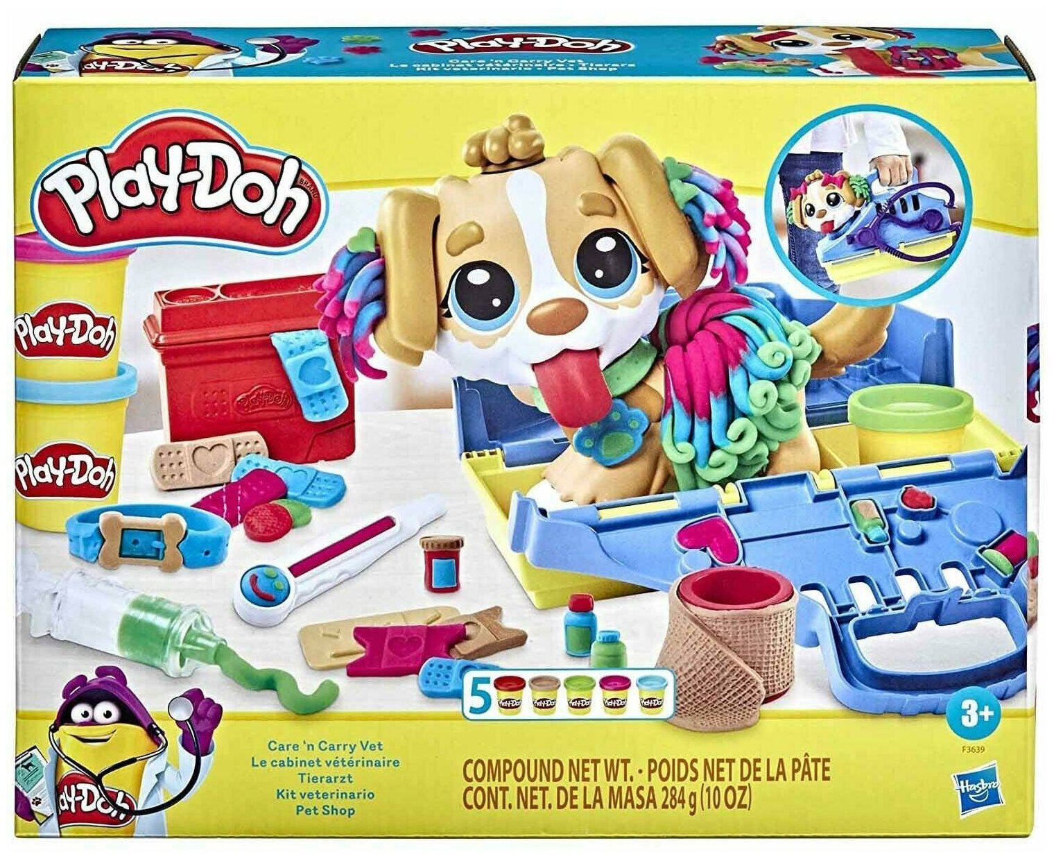 Play-Doh Игровой набор для лепки Ветеринар F3639