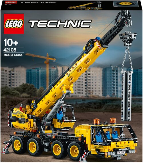 Конструктор LEGO Technic 42108 Мобильный кран, 1292 дет.