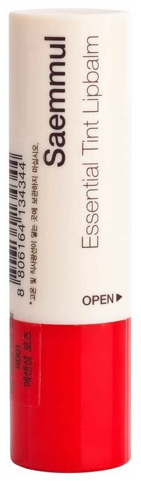 The Saem Бальзам-стик для губ Saemmul Essential Tint  RD01, красный