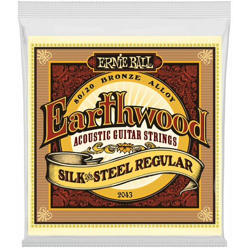 p02043 earthwood silk Ernie Ball 2043 Струны для акустической гитары
