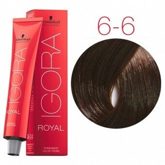 Schwarzkopf IGORA Royal Перманентная крем-краска для волос 6-6 Темный русый шоколадный 60 мл