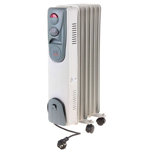 Радиатор масляный электрический IRIT IR-07-1006, 6 секций, 1000Вт.
