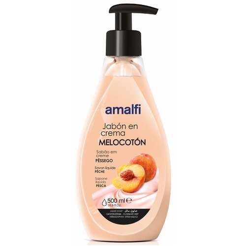 Жидкое крем-мыло для рук AMALFI peach 500 мл