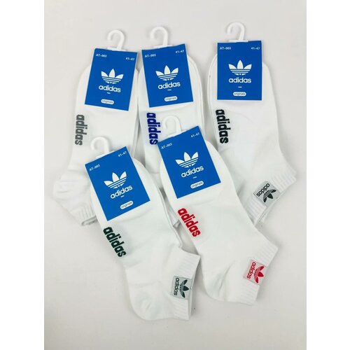 фото Комплект мужских носков аdidas арт. at-003, хлопок, 5 пар, 41-47 размеры