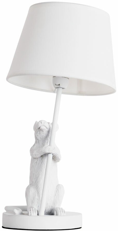 Настольная лампа Arte Lamp Gustav A4420LT-1WH, E14, кол-во ламп:1шт, Белый