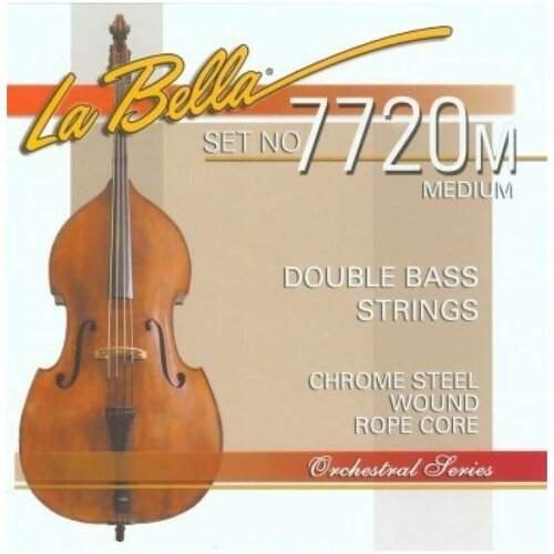 La Bella 7720m - струны для контрабаса 15 black комплект струн для укулеле la bella