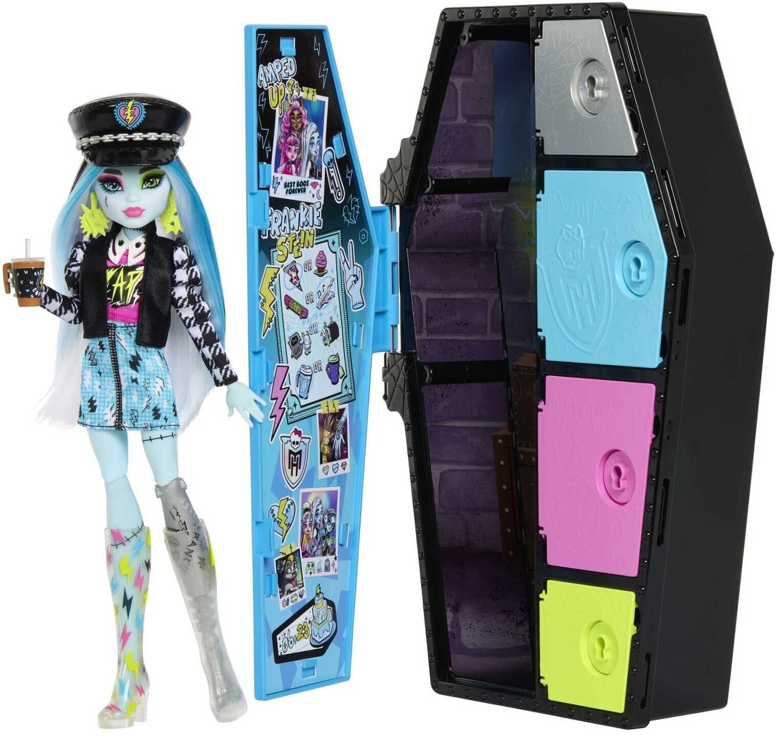 Кукла Monster High Skulltimate Secrets Frankie Stein Монстр Хай Скультимейт Сикретс Френки Штейн