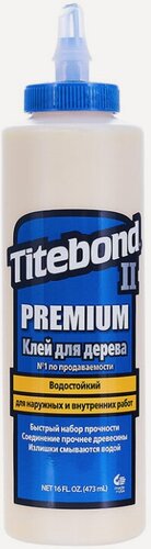 Изображение товара Клей для дерева Titebond II Premium столярный влагостойкий 473 мл TB5004