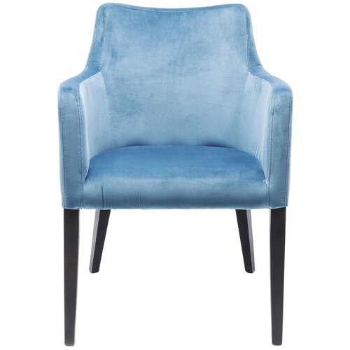 фото Kare design стул с подлокотниками mode, коллекция "режим" 60*87*70, полиэстер, полиуретан, бук, синий