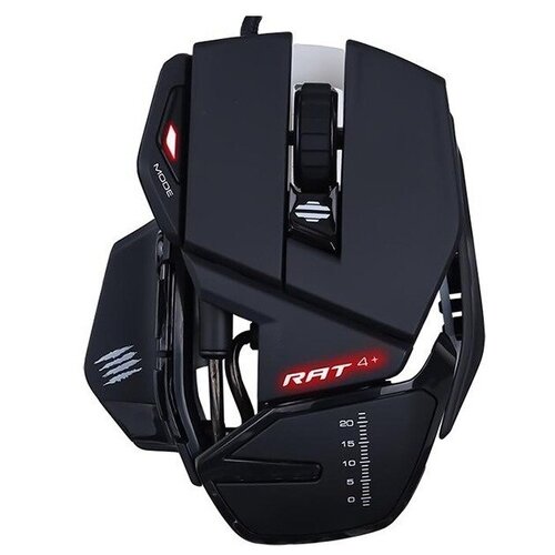 Mad Catz Игровая мышь Mad Catz R. A. T. 4+ Black