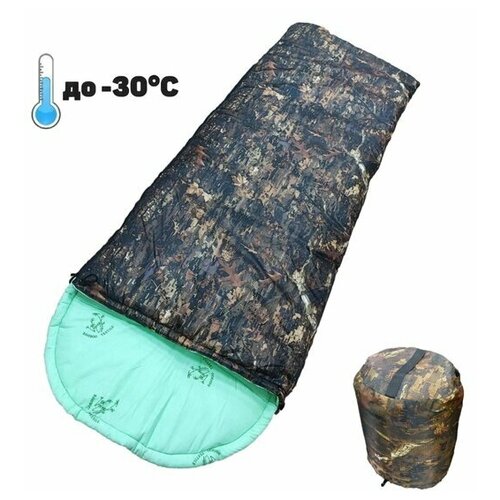 Спальный мешок армейский туристический зимний KATRAN Арктика до -30С Коричневый КМФ 699000₽