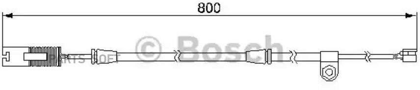Датчик износа тормозных колодок передний Bosch 1987474945 для BMW X5