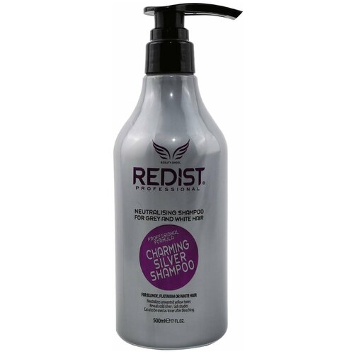 REDIST Professional Серебряный шампунь против желтизны для светлых волос CHARMING SILVER SHAMPOO, 500 мл