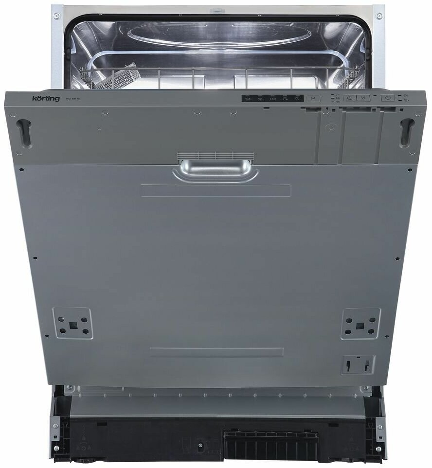 Встраиваемая посудомоечная машина Korting KDI 60110, 60 см, полноразмерная, 13 комплектов, серебристая