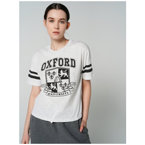 фото Футболка с кор.рукавом твое 78773 размер s, белый меланж, women