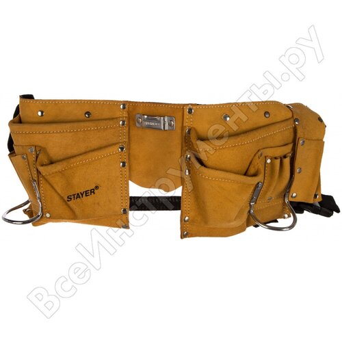 Кожаный пояс для инструментов STAYER master 38510 1608₽