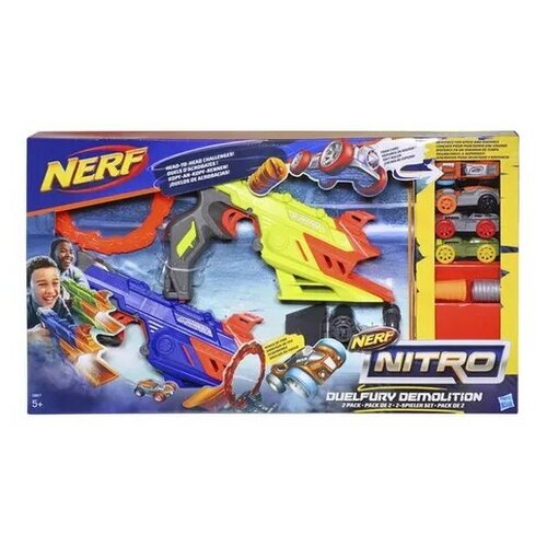 NERF нёрф нитро. Пусковая Дуалфьюри