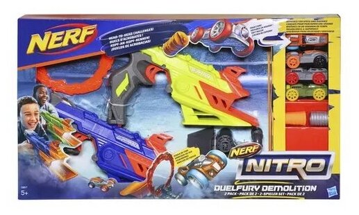 NERF Нёрф Нитро. Пусковая Дуалфьюри