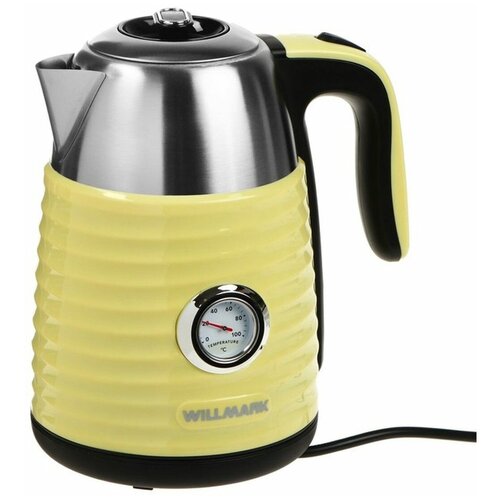 Электрочайник WILLMARK WEK-1738PST Желтый 206000₽