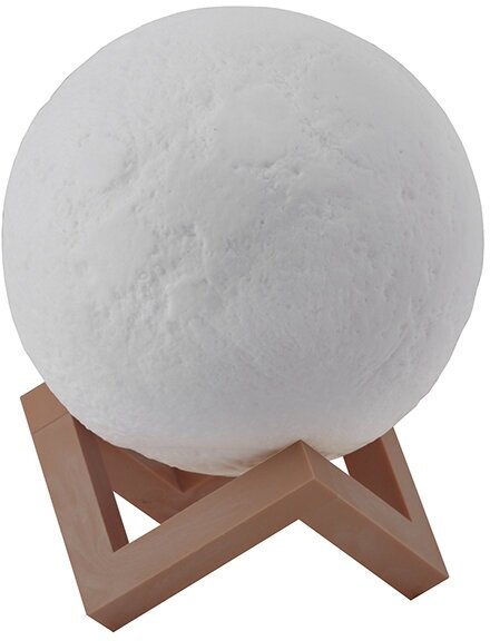Ночник декоративный луна Эра LED 1Вт белый — купить в интернет-магазине по низкой цене на Яндекс Маркете