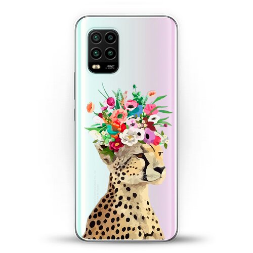 фото Силиконовый чехол леопард на xiaomi mi 10 lite andy & paul