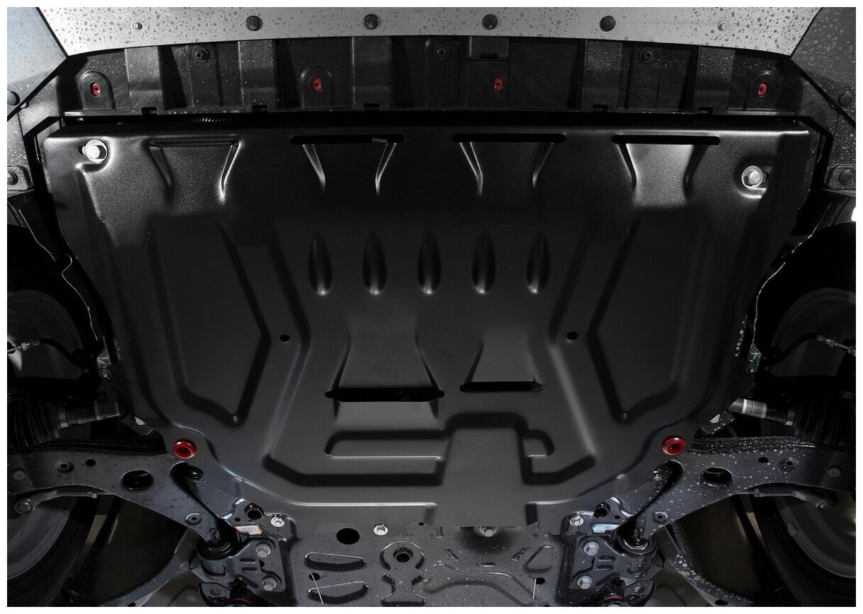 Защита картера и КПП АвтоБРОНЯ для Ford Kuga II 2013-2016 2016-, сталь (2 мм) (111.01873.1) - фото №2