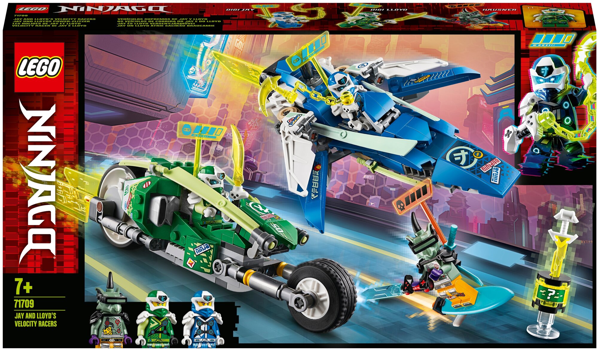 LEGO Ninjago 71709 Скоростные машины Джея и Ллойда