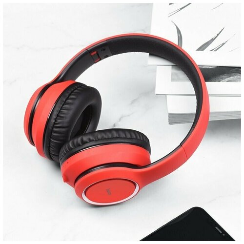 Беспроводные наушники Hoco W28 красные 194000₽