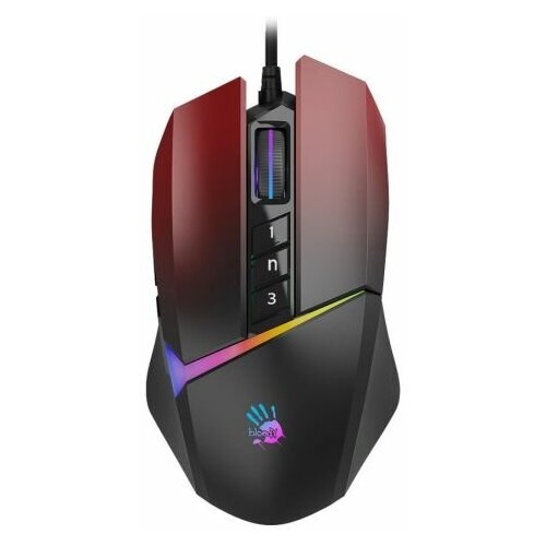Мышь A4Tech Bloody W60 Max 1405038 красный оптическая 10000dpi USB 10but 291400₽