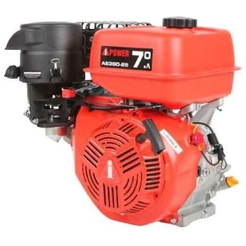 Бензиновый двигатель A-IPOWER AE390-25 (вал 25, 13 л. с.) для Снегохода, Мотоблока, Культиватора, Мотобуксировщика