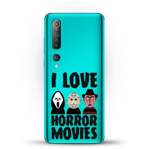 фото Силиконовый чехол фильмы ужасов на xiaomi mi 10 pro andy & paul
