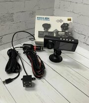 Регистратор автомобильный с камерой заднего вида , 3 Камеры +Карта памяти microSD 32гб в подарок BLACK BOX Super HD