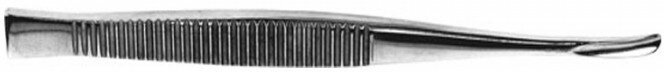 1 шт. ДМ-11 П Долото Decoromir с рифленой ручкой желобоватое изогнутое 4 мм