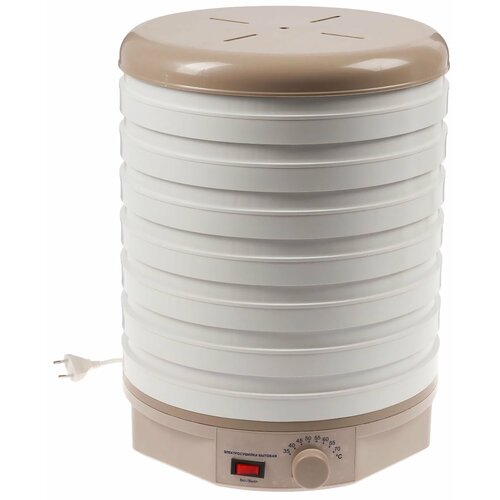 Сушилка для фруктов и овощей 7 поддонов 450 Вт ABS - пластик Незаменима при качественной сушке овощей фруктов ягод и грибов в городских условиях на даче и в сельской местности 1568300₽