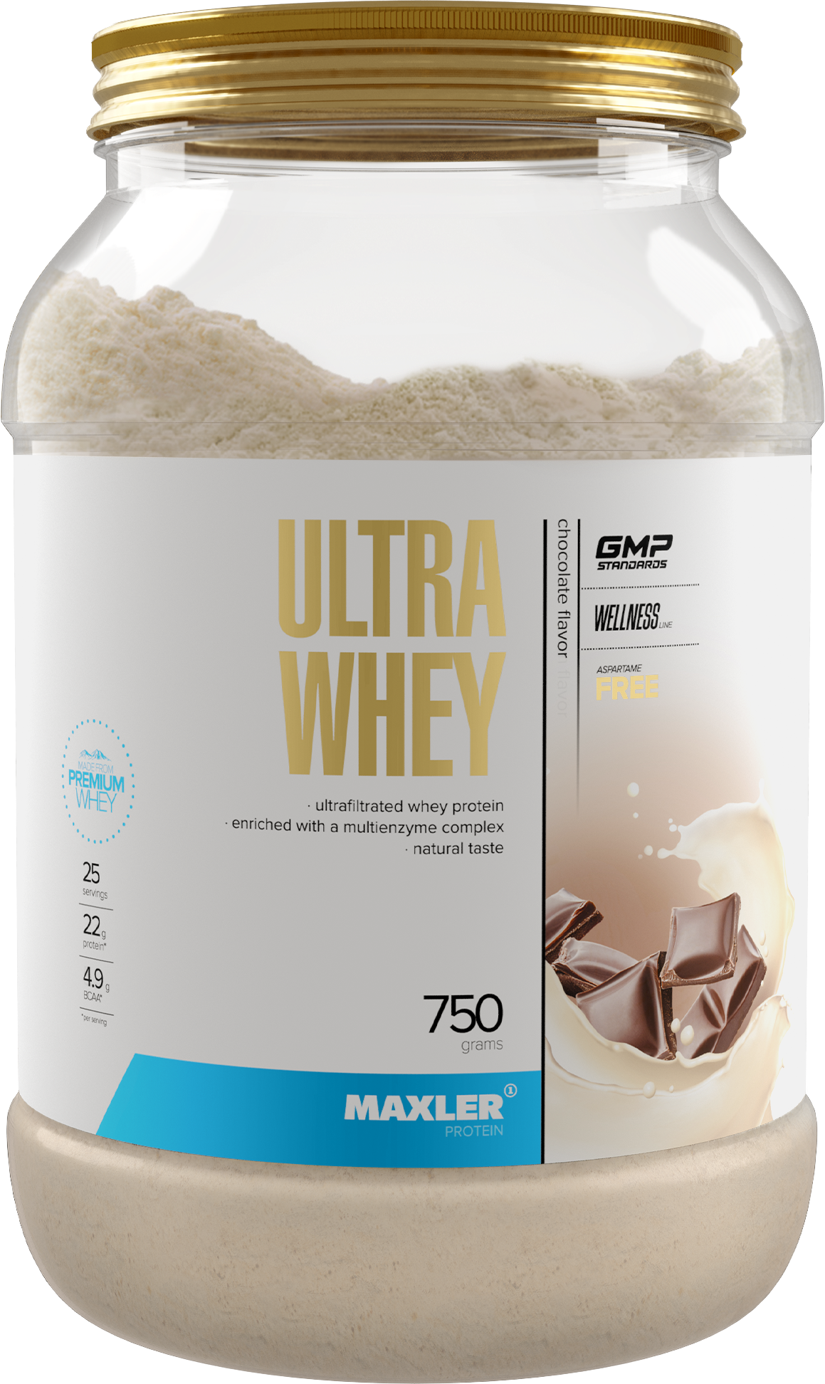 MAXLER EU Ultra Whey (Малая банка) 750 г (Chocolate)